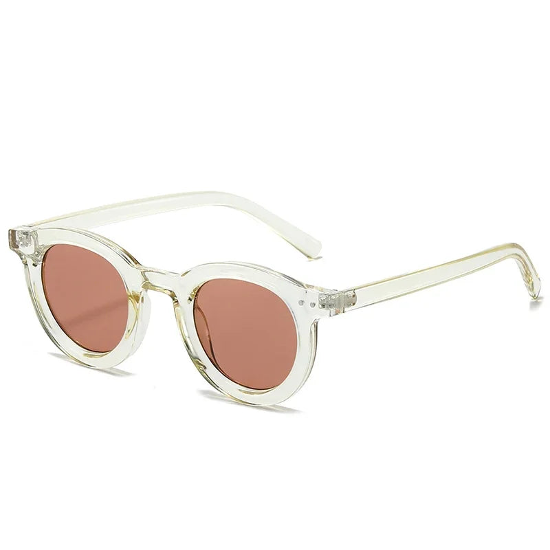 JNPCXI Oval Punk Sunglasses – UV400 Gradient Shades with Rivet Detail for Men & Women