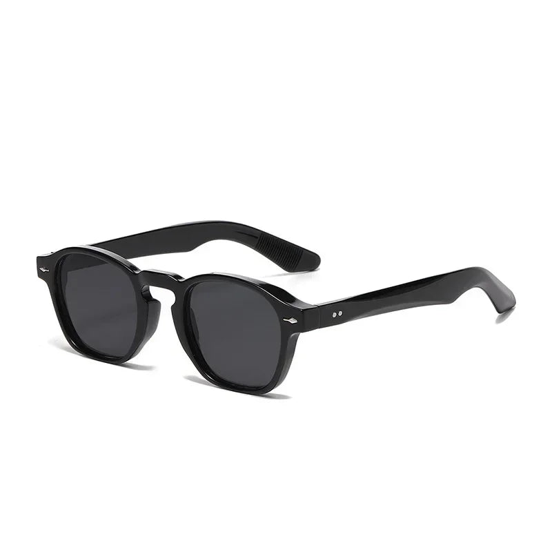 Fashion Retro Square Sunglasses – Unisex Clear Frame UV400 Shades by JNPCXI