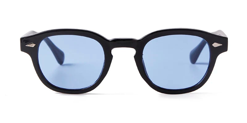 Unisex Fashion Sunglasses – Blue Round & Tortoise Square Retro Styles, UV400 Protection