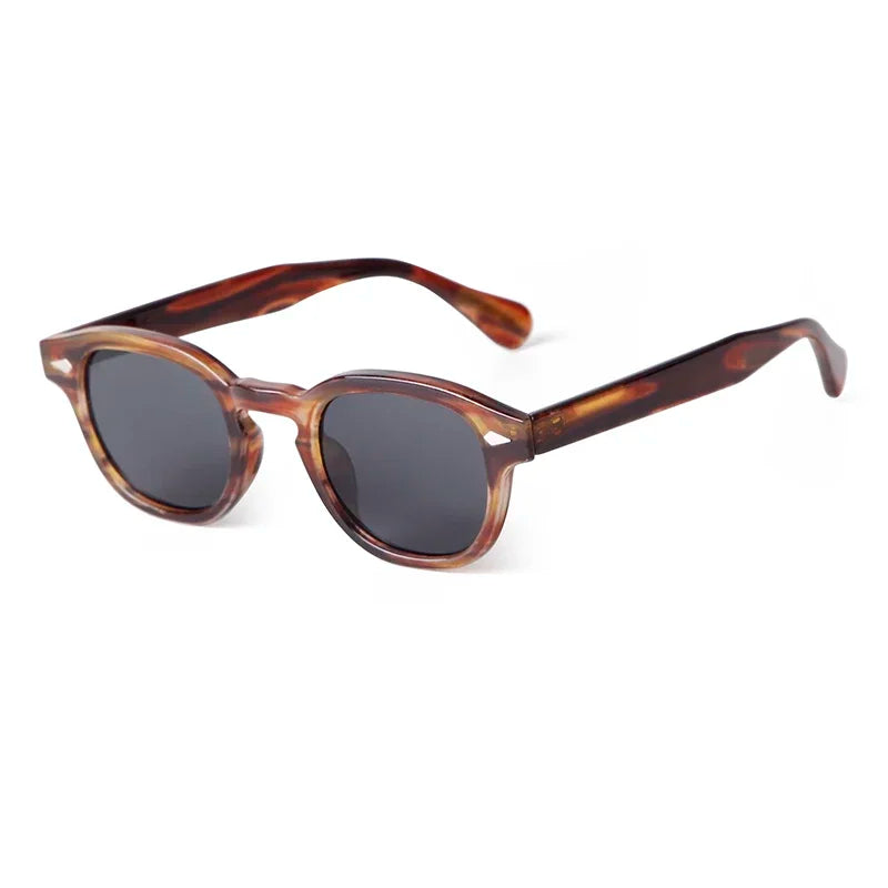Unisex Fashion Sunglasses – Blue Round & Tortoise Square Retro Styles, UV400 Protection