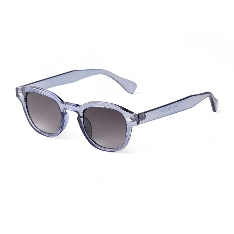 Unisex Fashion Sunglasses – Blue Round & Tortoise Square Retro Styles, UV400 Protection