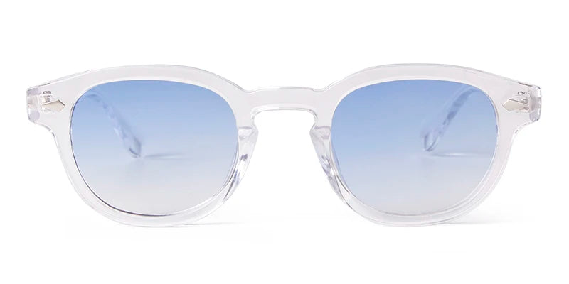 Unisex Fashion Sunglasses – Blue Round & Tortoise Square Retro Styles, UV400 Protection
