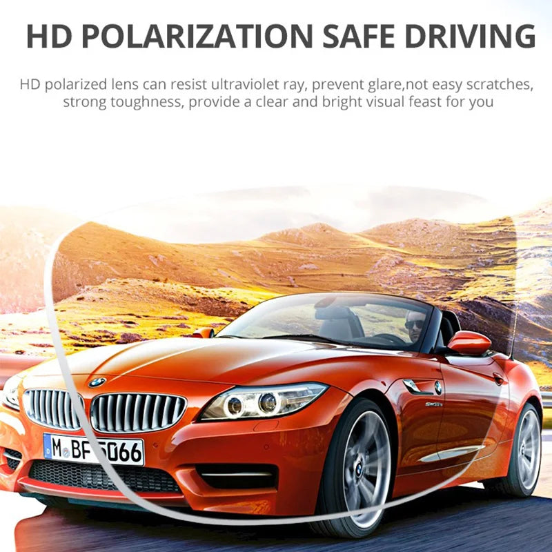 CATERSIDE Retro Polarized Ultralight TR90 Frame Polygon Outdoor High Quality Travel  Eyewear