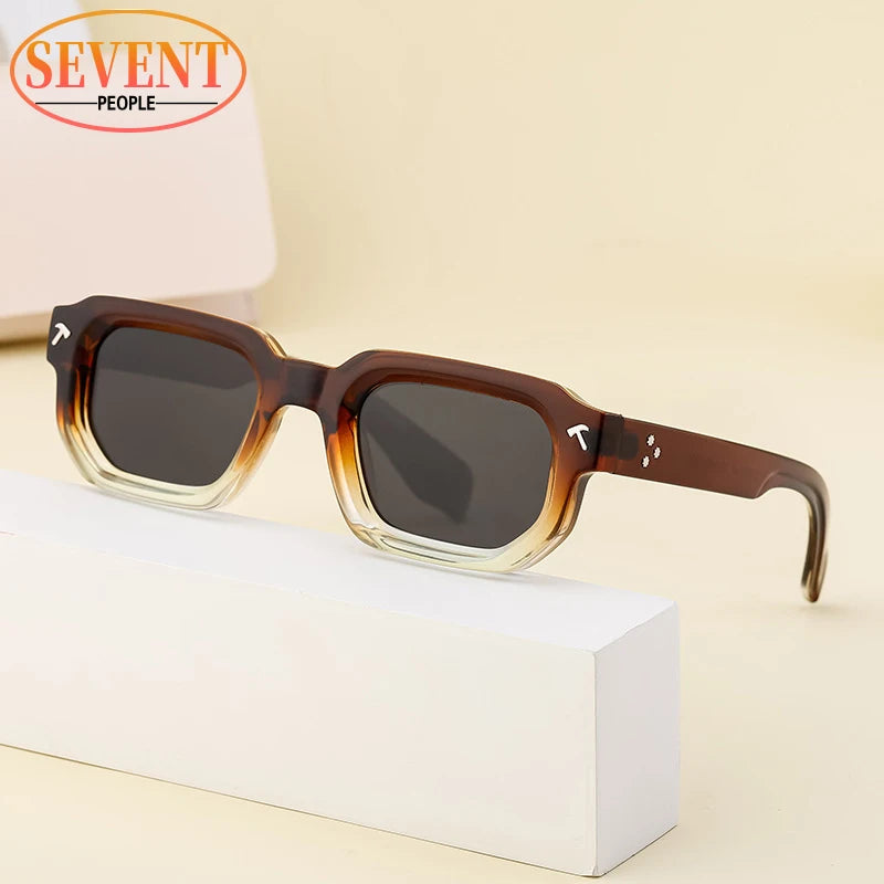 SEVENT PEOPLE Designer Driving Sunglasses – Polarized, Square Frame, Unisex Luxury