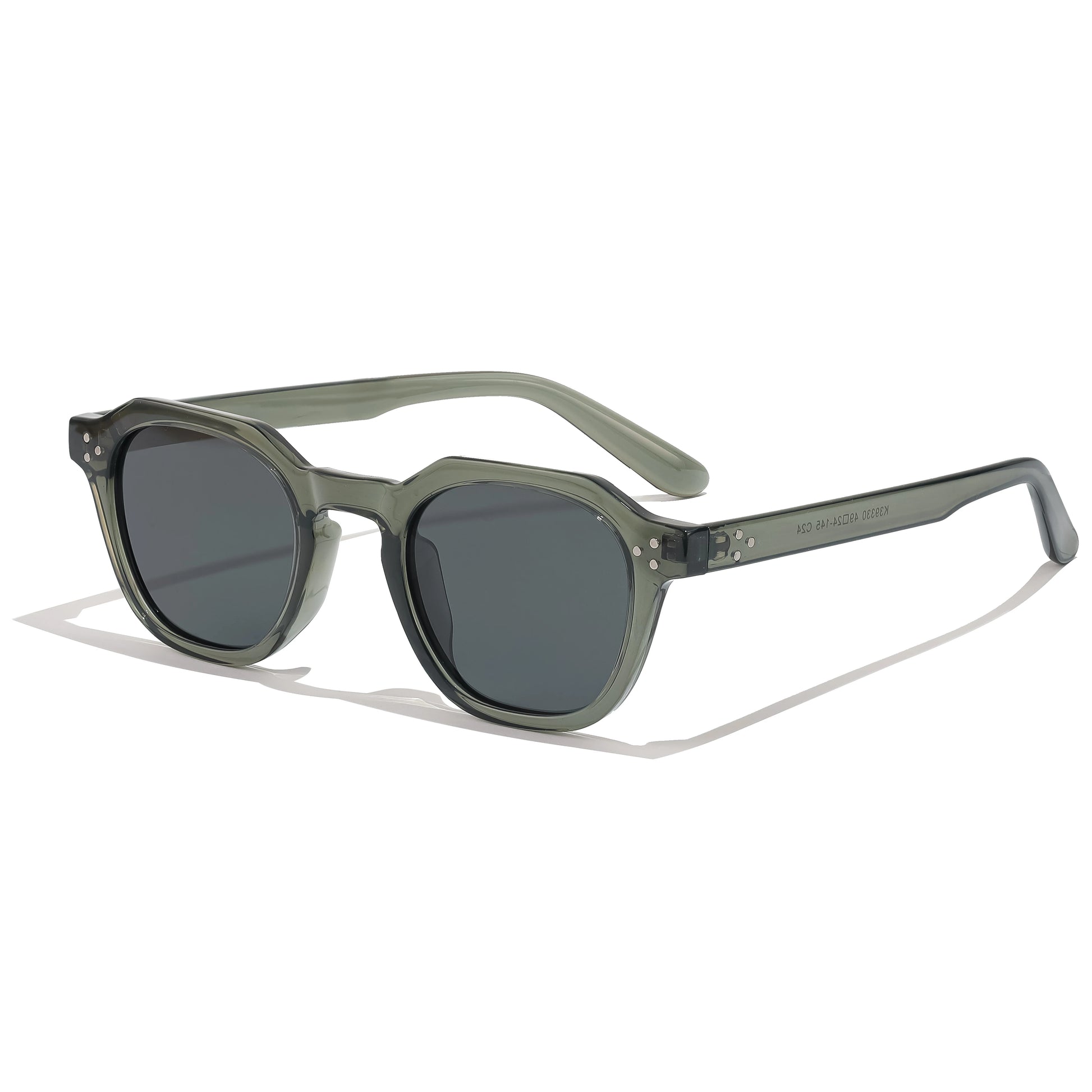 CATERSIDE Retro Polarized Ultralight TR90 Frame Polygon Outdoor High Quality Travel  Eyewear
