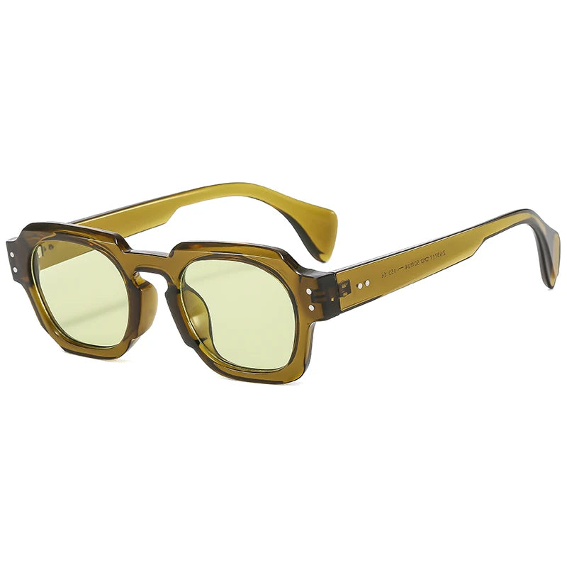 Luxury Retro Square Sunglasses – UV400 Trending Shades for Men & Women