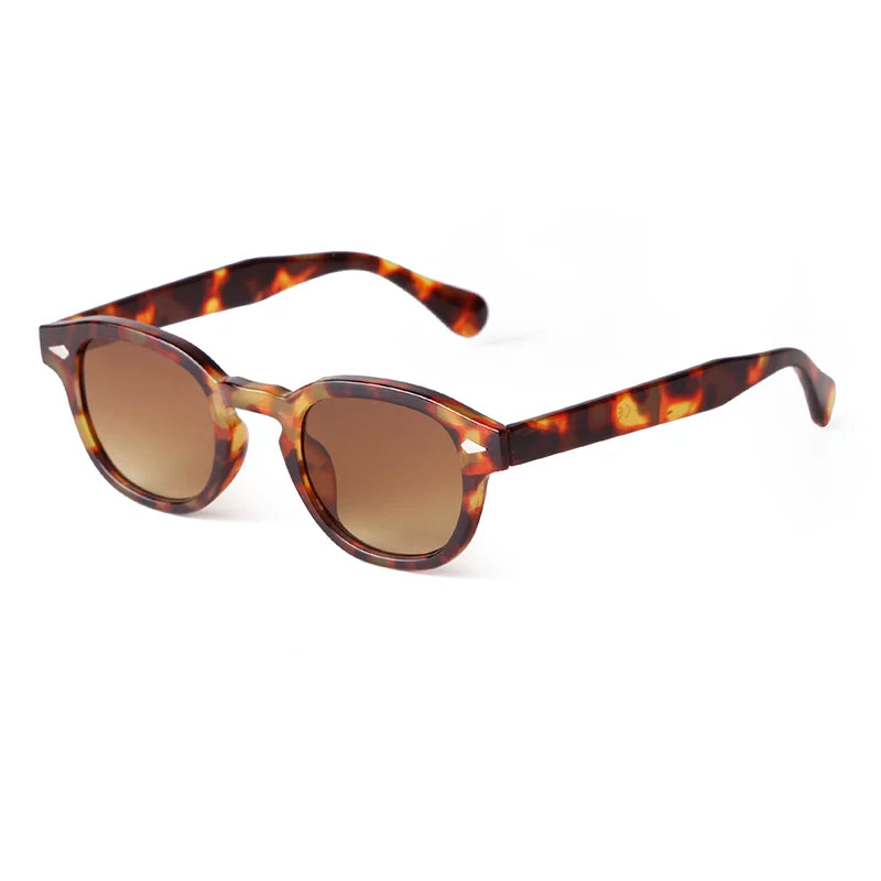 Unisex Fashion Sunglasses – Blue Round & Tortoise Square Retro Styles, UV400 Protection