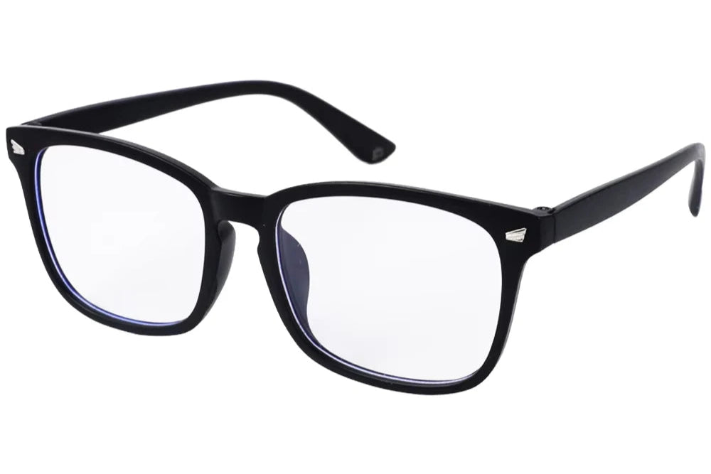 Blue Light Blocking Glasses – Square Nerd Frame Anti-Blue Ray Computer & Gaming Eyewear (Unisex)