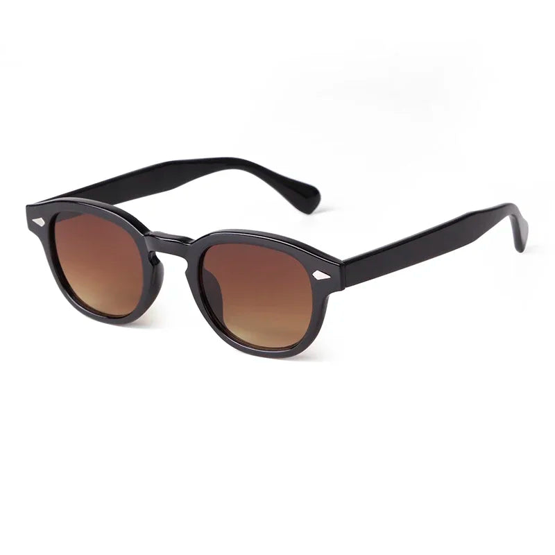 Unisex Fashion Sunglasses – Blue Round & Tortoise Square Retro Styles, UV400 Protection