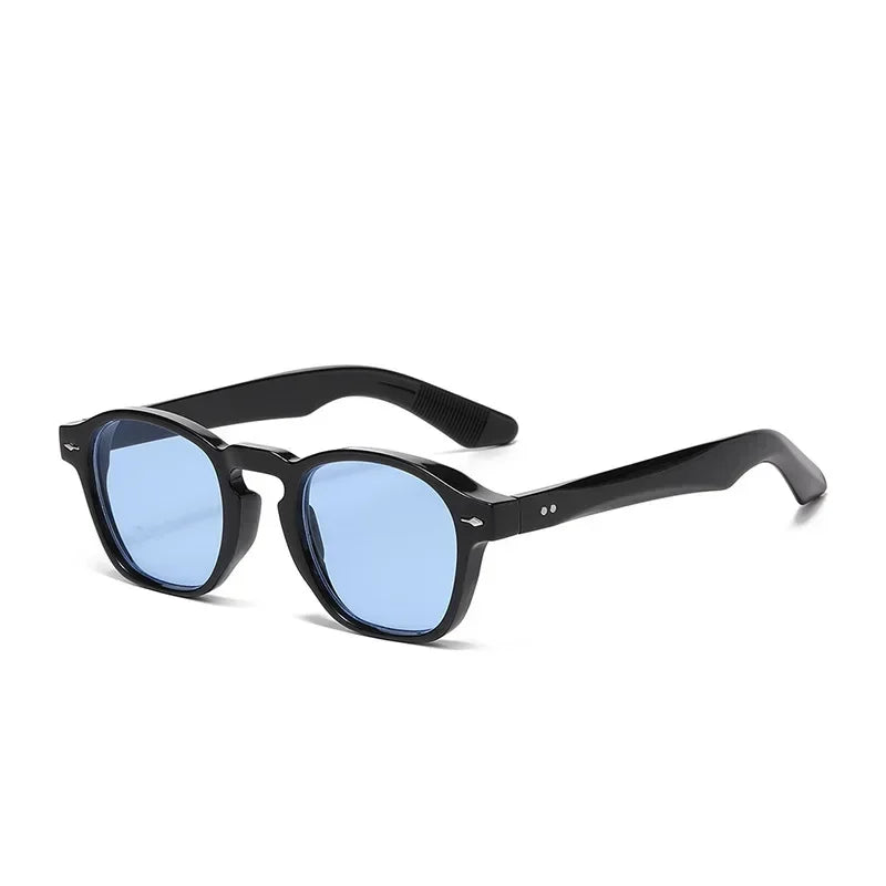 Fashion Retro Square Sunglasses – Unisex Clear Frame UV400 Shades by JNPCXI