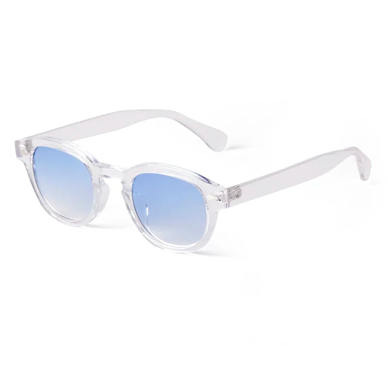 Unisex Fashion Sunglasses – Blue Round & Tortoise Square Retro Styles, UV400 Protection