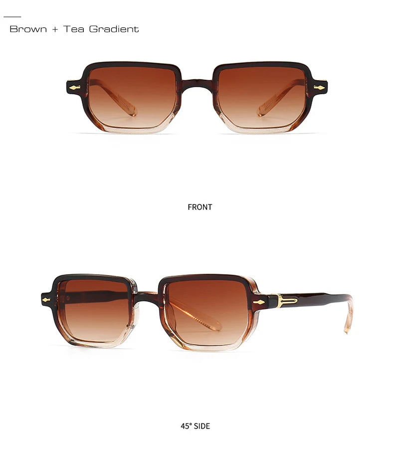 SHAUNA Rectangle Sunglasses