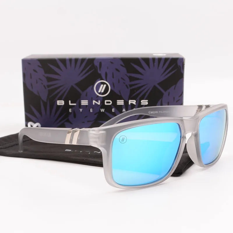 blender square Polarized UV  Eyewear Vintage Fashion Square unisex