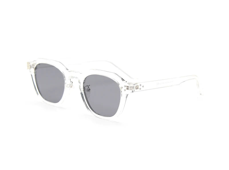 Peekaboo Korean Retro Polygon Sunglasses – TR90 Frame, Polarized UV400 Shades for Men & Women
