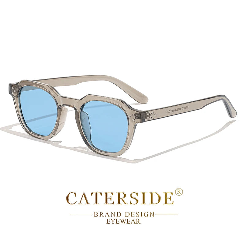 CATERSIDE Retro Polarized Ultralight TR90 Frame Polygon Outdoor High Quality Travel  Eyewear
