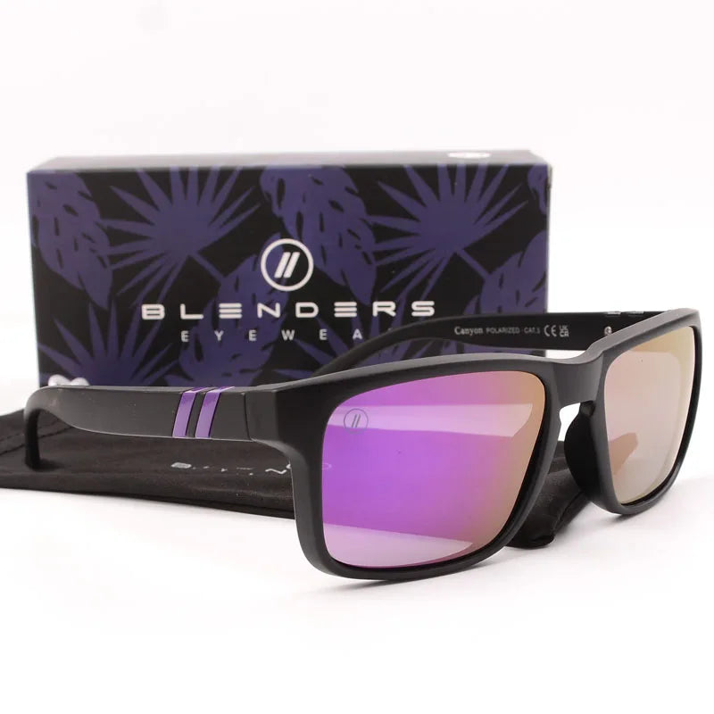 blender square Polarized UV  Eyewear Vintage Fashion Square unisex