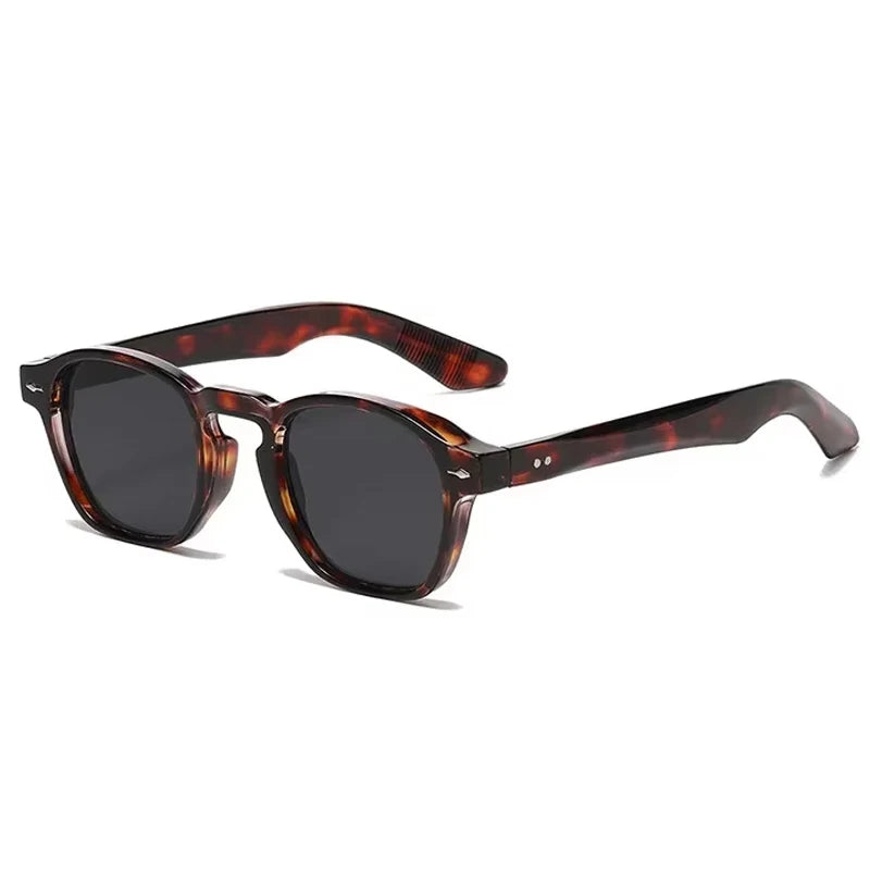 Fashion Retro Square Sunglasses – Unisex Clear Frame UV400 Shades by JNPCXI