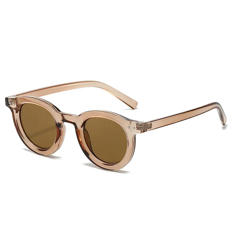 JNPCXI Oval Punk Sunglasses – UV400 Gradient Shades with Rivet Detail for Men & Women