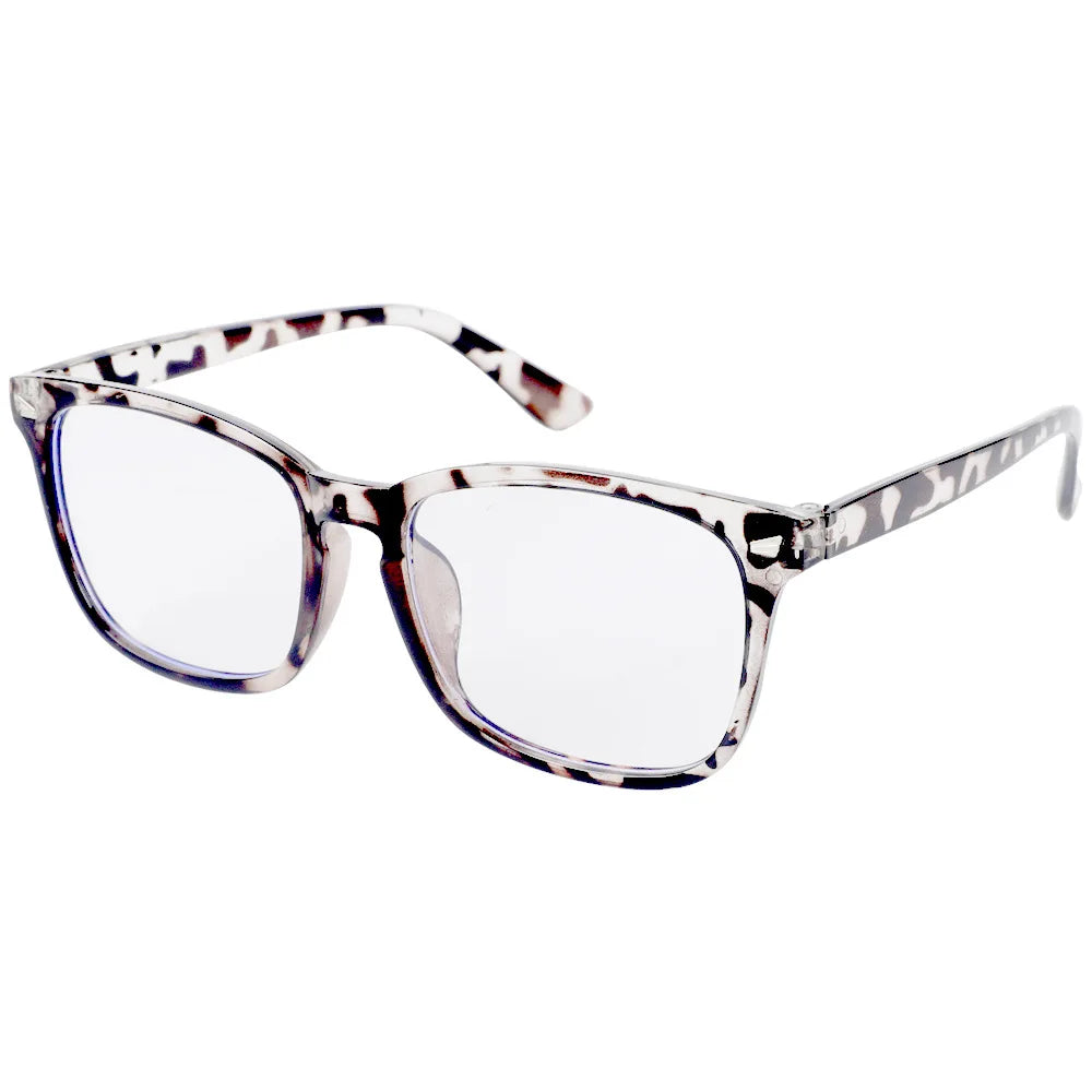 Blue Light Blocking Glasses – Square Nerd Frame Anti-Blue Ray Computer & Gaming Eyewear (Unisex)