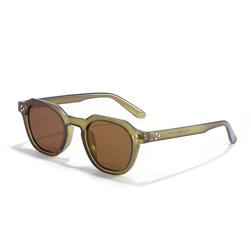 Caterside Unisex Retro Sunglasses – Polarized UV Protection, Ultralight TR90 Outdoor Eyewear