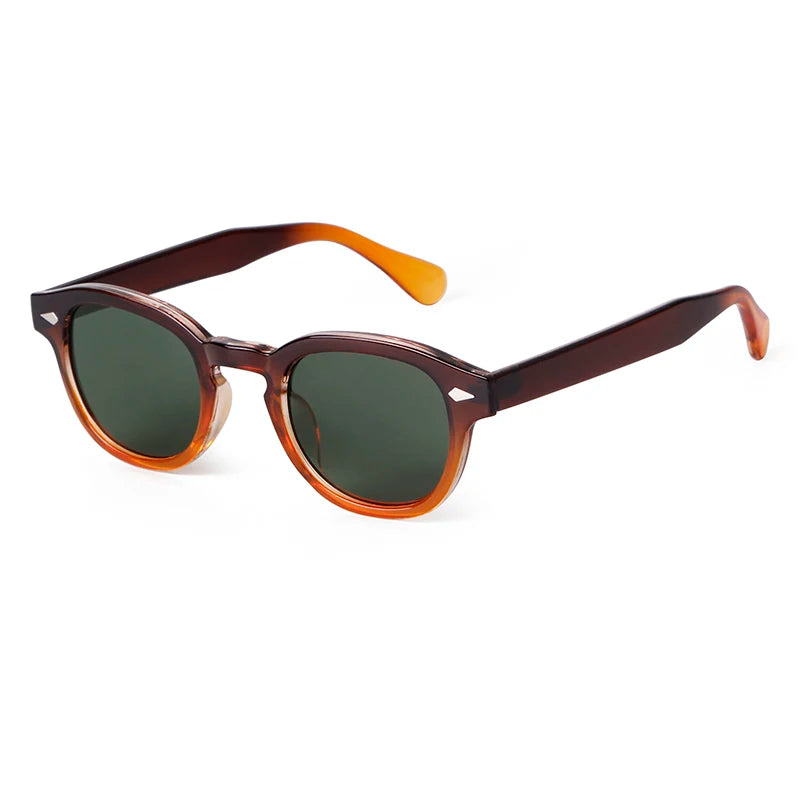 Unisex Fashion Sunglasses – Blue Round & Tortoise Square Retro Styles, UV400 Protection