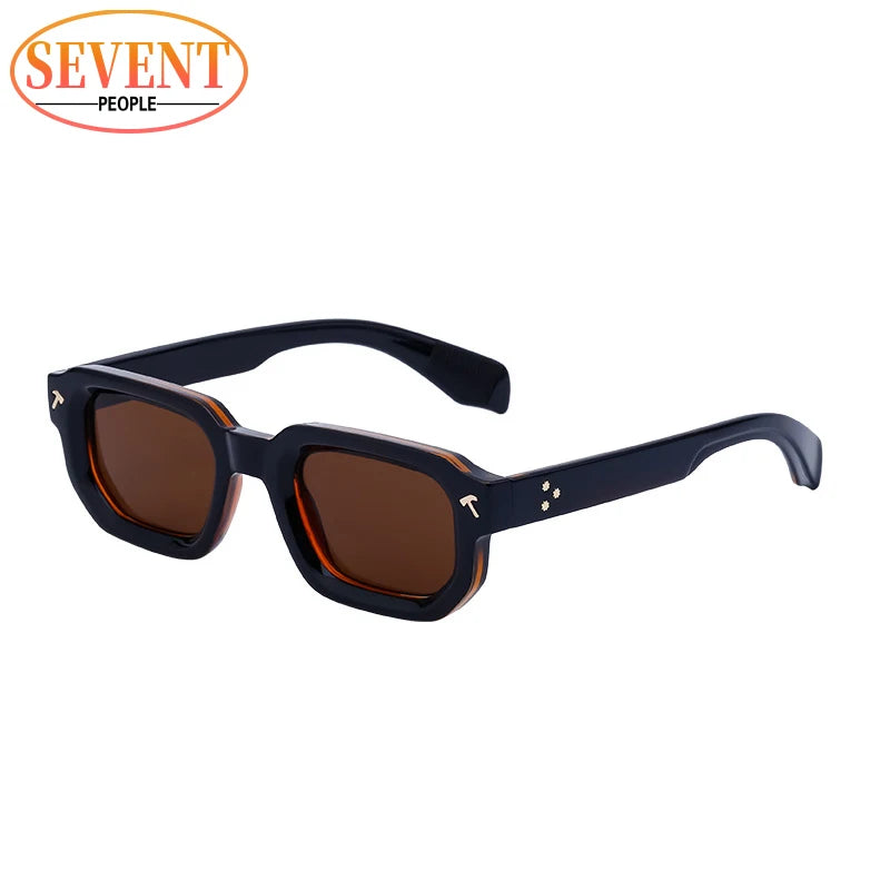 SEVENT PEOPLE Designer Driving Sunglasses – Polarized, Square Frame, Unisex Luxury