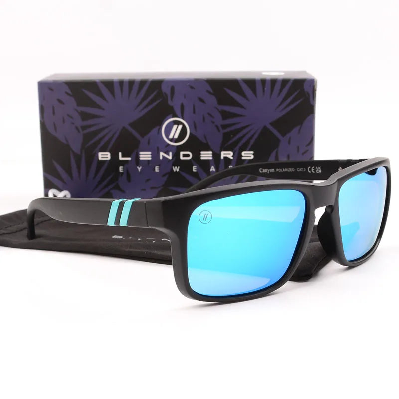blender square Polarized UV  Eyewear Vintage Fashion Square unisex