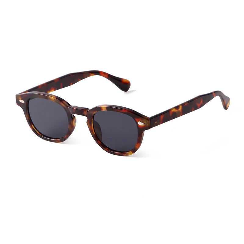 Unisex Fashion Sunglasses – Blue Round & Tortoise Square Retro Styles, UV400 Protection