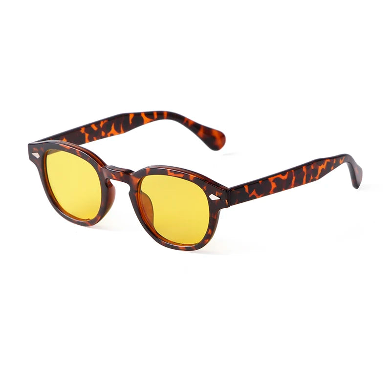Unisex Fashion Sunglasses – Blue Round & Tortoise Square Retro Styles, UV400 Protection