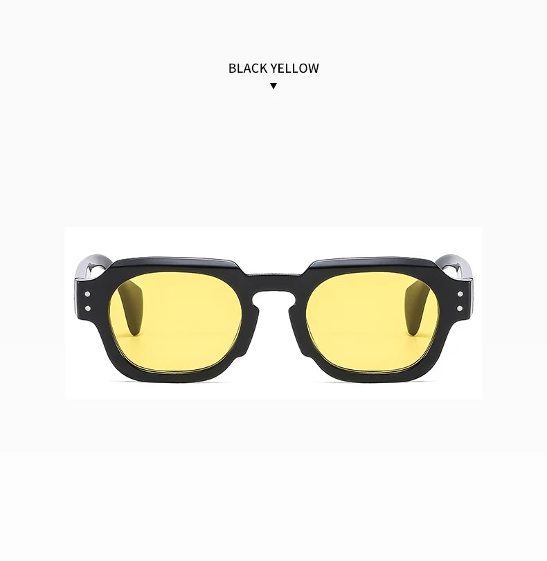 Luxury Retro Square Sunglasses – UV400 Trending Shades for Men & Women