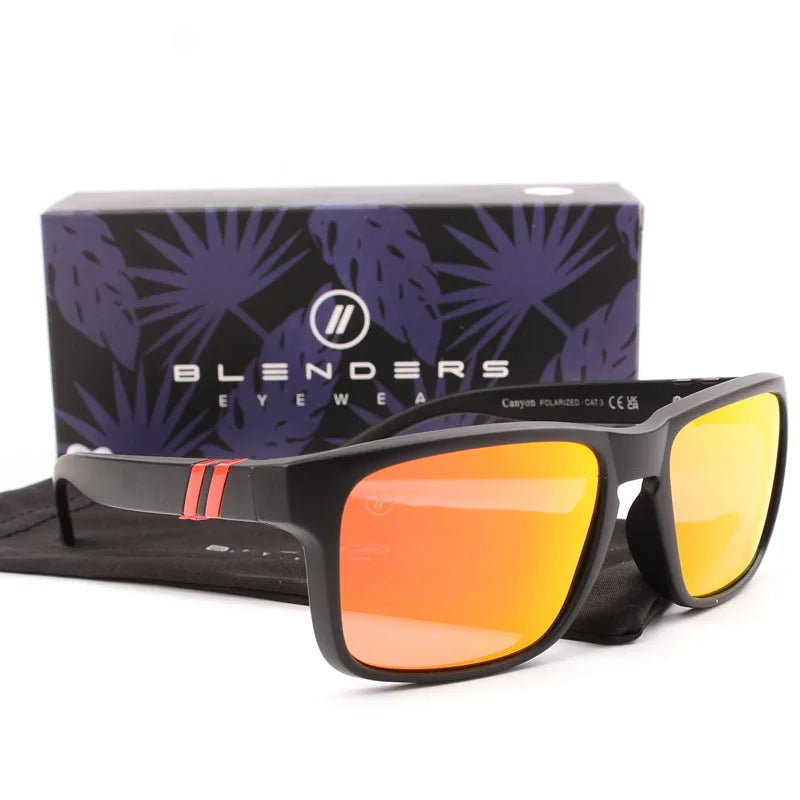 blender square Polarized UV  Eyewear Vintage Fashion Square unisex