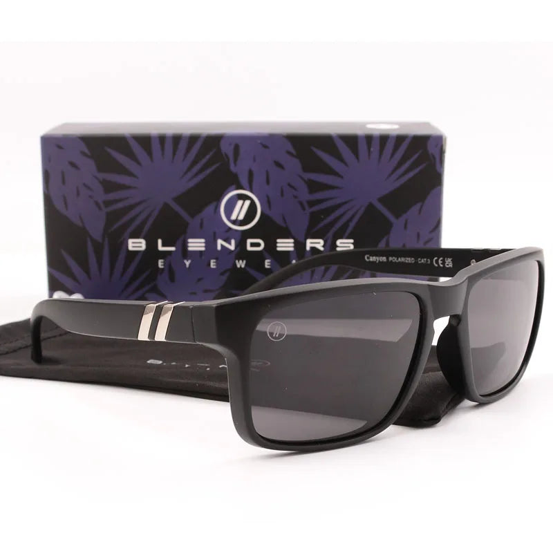 blender square Polarized UV  Eyewear Vintage Fashion Square unisex