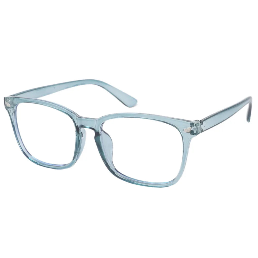 Blue Light Blocking Glasses – Square Nerd Frame Anti-Blue Ray Computer & Gaming Eyewear (Unisex)